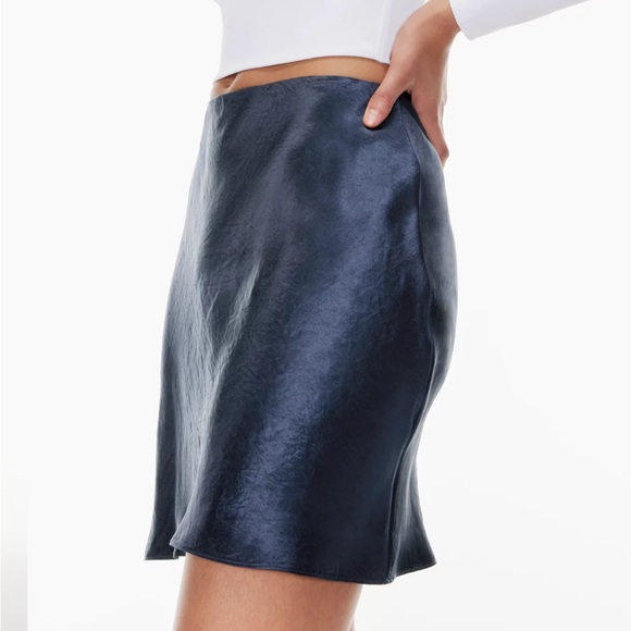 Babaton Silk Mini Skirt - Picture 3 of 5